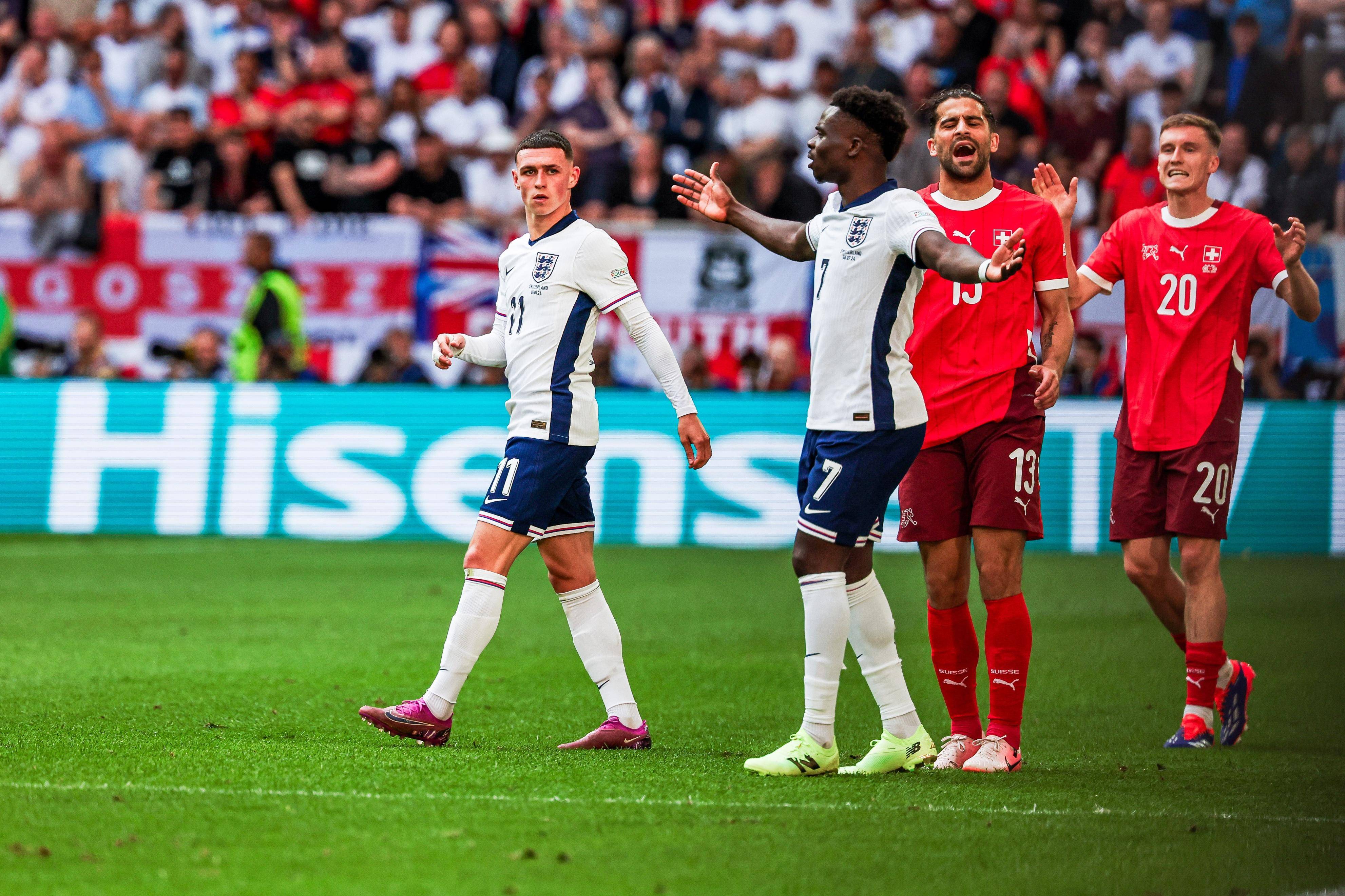 英格兰队胜出，成功晋级欧洲杯四强