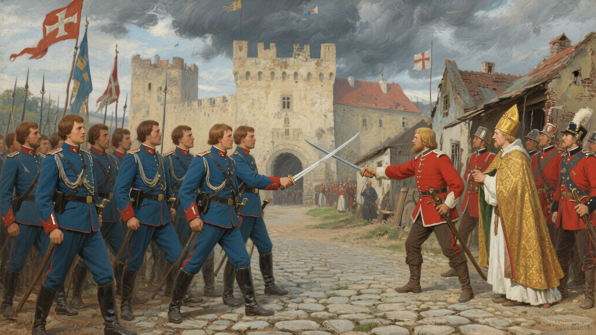 欧洲国家战役打响，双方殊死搏杀